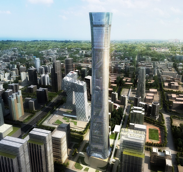 江河中標北京第一高528米中國尊 創造行業“第一高”大滿貫記錄